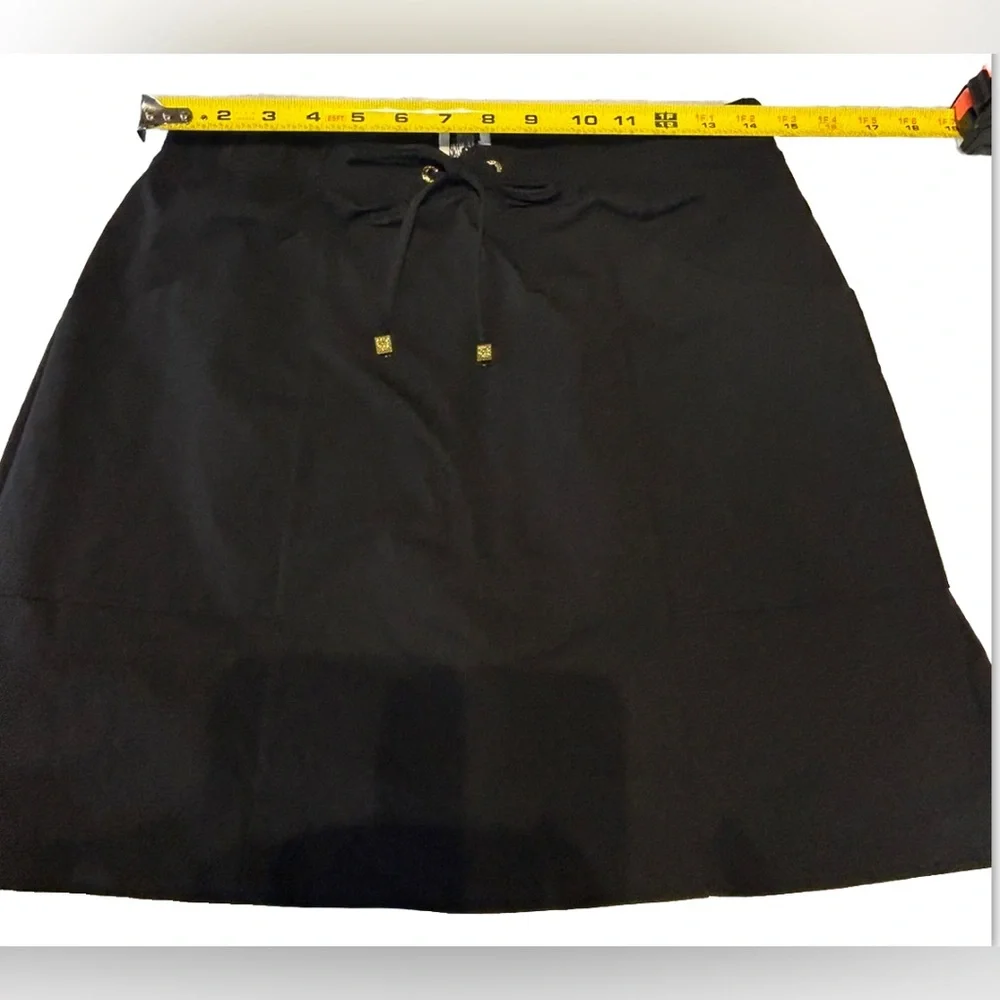 Anne Klein Black Skort A-Line Pull On Career Casual Women’s Size XS Skirt Lined